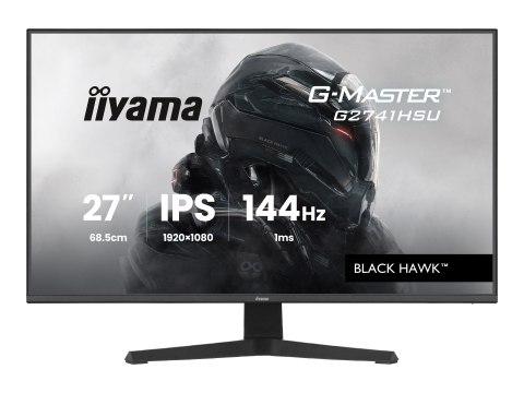 Iiyama G-MASTER Black Hawk G2741HSU-B1 - Monitor LED - gaming - 27" - 1920 x 1080 Full HD (1080p) @ 144 Hz - IPS - 350 cd/m² - 1