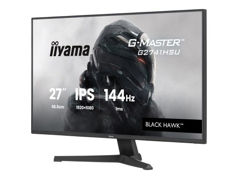 Iiyama G-MASTER Black Hawk G2741HSU-B1 - Monitor LED - gaming - 27" - 1920 x 1080 Full HD (1080p) @ 144 Hz - IPS - 350 cd/m² - 1