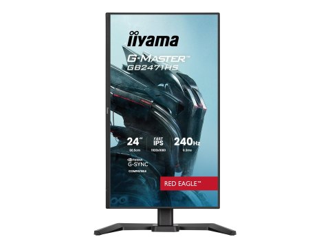 Iiyama G-MASTER Red Eagle GB2471HS-B1 - Monitor LED - gaming - 24" - 1920 x 1080 Full HD (1080p) @ 240 Hz - Fast IPS - 350 cd/m²