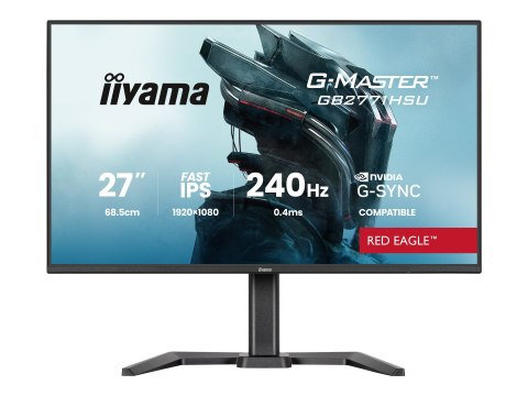 Iiyama G-MASTER Red Eagle GB2771HSU-B1 - Monitor LED - gaming - 27" - 1920 x 1080 Full HD (1080p) @ 240 Hz - Fast IPS - 350 cd/m