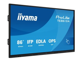 Iiyama ProLite TE8613A-B2AG - 86" Klasa Przekątnej (85.6" widoczny) wyświetlacz LCD z podświetleniem LED - interaktywne rozwiąza