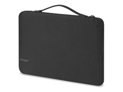 Kensington - Koszulka ochronna dla tableta / notebooka - w 100% z poliestru 600D z recyklingu, guma EVA - czarny, szary - 14"