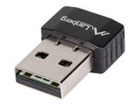 Lanberg NC-AX300-WI - Adapter sieciowy - USB 2.0 - 802.11b/g/n, Wi-Fi 6