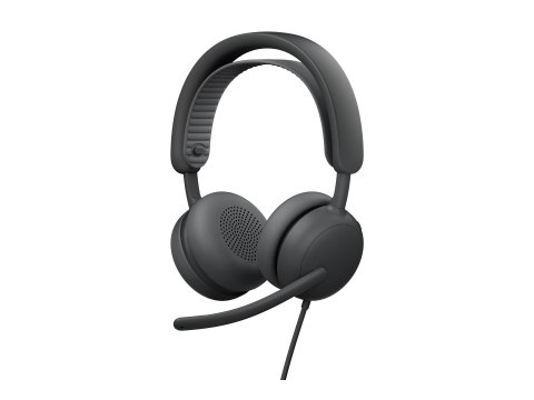 Logitech Zone Wired 2 for Business - Słuchawka - nauszne - przewodowa - redukcja hałasu - grafitowy - certyfikat UC