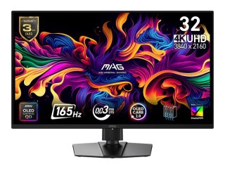 MSI MAG 322UP E16 - Monitor OLED - gaming - 32" (31.5" widoczny) - 3840 x 2160 UHD @ 165 Hz - 1000 cd/m² - 1500000:1 - DisplayHD