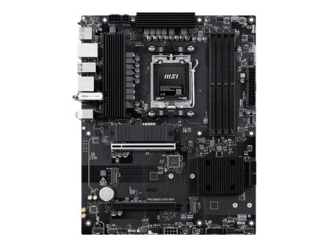 MSI PRO B850-S EVO WIFI - Płyta główna - ATX - Socket AM5 - AMD B850 Chipset - USB-C 3.2 Gen2, USB 3.2 Gen 1, USB 3.2 Gen 2 - 5 