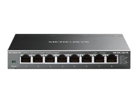 Mercusys MS108GS-M2 V1 - Przełącznik - 8 x 100/1000/2.5G - stacjonarny, montowany na ścianie