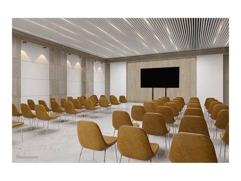 Neomounts - Wózek - zmotoryzowany - dla panel płaski - nieruchomy - zamknięcie - stal - czarny - rozmiar ekranu: 75"-115"