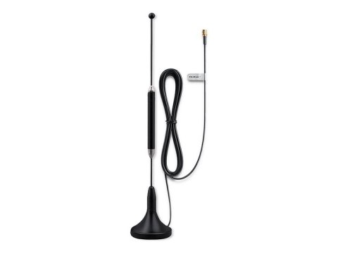 Qoltec - Antena - komórkowa - 5 dBi - antena dookólna - uchwyt magnetyczny, do użytku w pomieszczeniach, metalowa powierzchnia