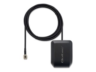 Qoltec - Antena - nawigacja - 28 dBi - antena dookólna - deska rozdzielcza, uchwyt magnetyczny, na zewnątrz