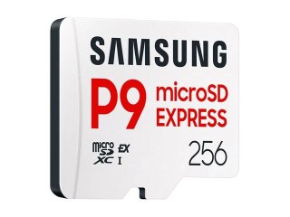 Samsung P9 Express MB-MK256T - Karta pamięci flash - 256 GB - A1 / Video Class V30 / UHS-I U3 - microSDXC Express - biały