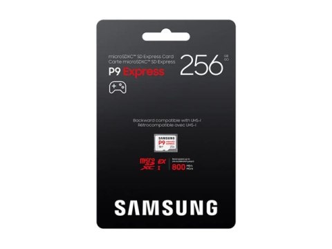 Samsung P9 Express MB-MK256T - Karta pamięci flash - 256 GB - A1 / Video Class V30 / UHS-I U3 - microSDXC Express - biały