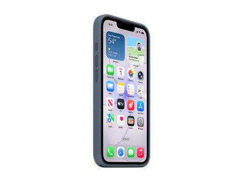 Apple - Pokrywa ochronna dla telefonu komórkowego - zgodność MagSafe - silikon - niebieski kotwica - dla iPhone 17e