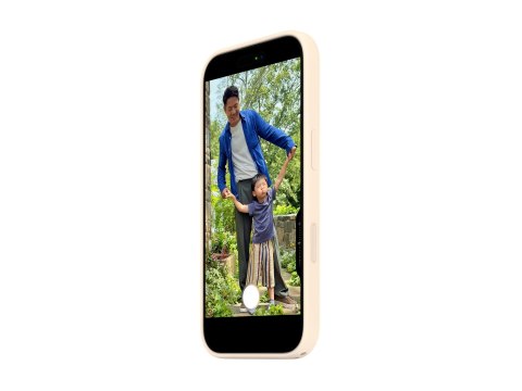 Apple - Pokrywa ochronna dla telefonu komórkowego - zgodność MagSafe - silikon - wanilia - dla iPhone 17