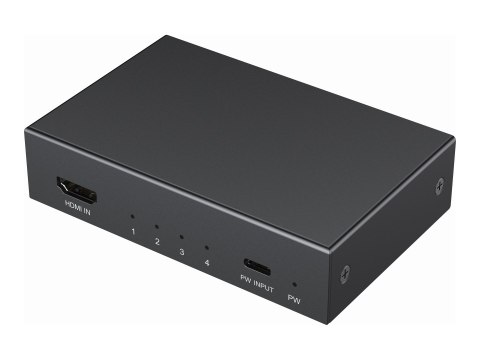 Cablexpert DSP-HDMI4K-4P-01 - Rozdzielacz wideo/audio - 4K - 4 x HDMI - stacjonarny