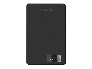 Gembird - Bezprzewodowy powerbank - 15 W magnetyczny, z LCD - Li-pol - 10000 mAh - 20 wat - PD - 2 złącza wychodzące (USB, USB-C