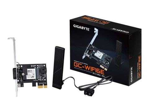 Gigabyte GC-WIFI6E - Adapter sieciowy - PCIe 4.0 - Wi-Fi 6E, Bluetooth 5.2