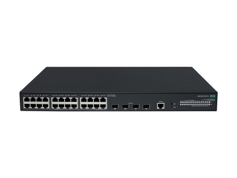 HPE Networking Comware 2050 24p 10/100/1000BT PoE+ 4p SFP 1G/2.5G 420W - Przełącznik - Tak - 24 x 10/100/1000Base-T (PoE+) + 4 x