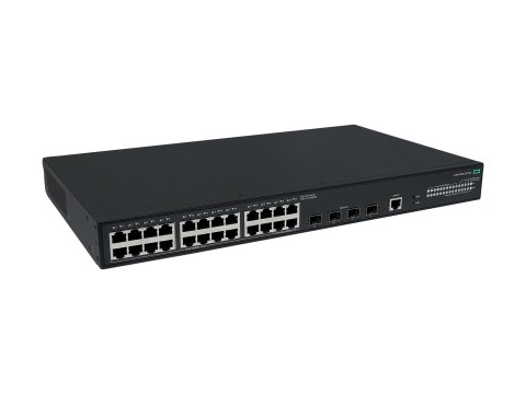 HPE Networking Comware 2050 24p 10/100/1000BT PoE+ 4p SFP 1G/2.5G 420W - Przełącznik - Tak - 24 x 10/100/1000Base-T (PoE+) + 4 x