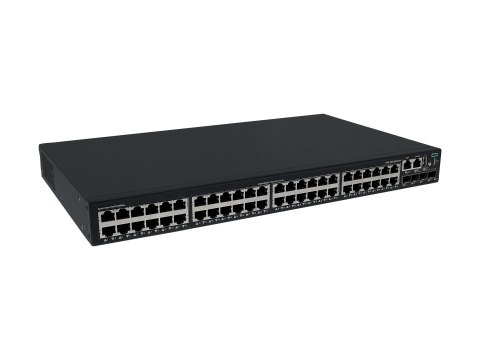 HPE Networking Comware 2150 48p 10M/100M/1G PoE+ 4p SFP+ 1G/10G 390W - Przełącznik - L3 - Tak - 48 x 10/100/1000Base-T (PoE+) + 