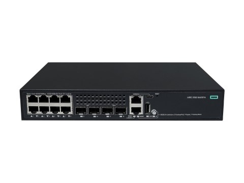 HPE Networking Comware 2150 8p 10M/100M/1G PoE+ 2p SFP 1G 2p SFP+ 1G/10G 125W - Przełącznik - L3 - Tak - 8 x 10/100/1000Base-T (