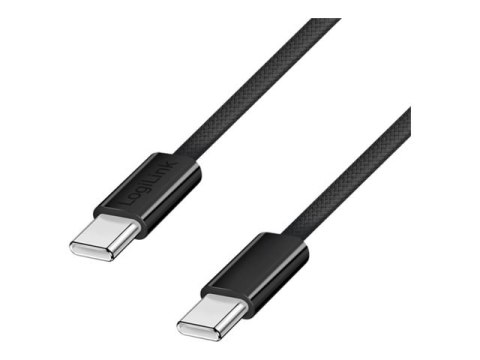 LogiLink - Kabel USB - USB-C (M) do USB-C (M) - Thunderbolt 3 / Thunderbolt 4 - 20 V - 5 A - 1.5 m - magnetyczny, USB Power Deli