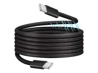 LogiLink - Kabel USB - USB-C (M) do USB-C (M) - Thunderbolt 4 - 20 V - 5 A - 1 m - magnetyczny, USB-C Power Delivery (100W) - cz