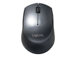 LogiLink - Mysz - optyczna - 3 przyciski - bezprzewodowa - 2.4 GHz - odbiornik bezprzewodowy USB