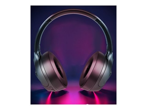 LogiLink THUNDER BLUE - Słuchawka - pełna wielkość - Bluetooth - przewodowa, bezprzewodowa - złącze 3,5 mm - czarny