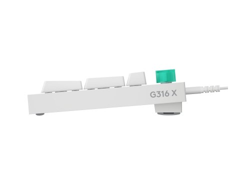 Logitech G G316 X 98 - Klawiatura - 98% - full size - podświetlenie - USB - QWERTY - Międzynarodowy Angielski - przełącznik: Tac