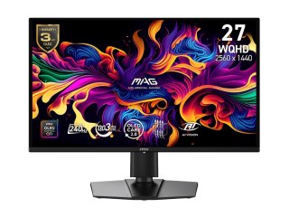 MSI MAG 274QP X24 - Monitor OLED - gaming - 27" (26.5" widoczny) - 2560 x 1440 WQHD @ 240 Hz - 400 cd/m² - 1500000:1 - DisplayHD