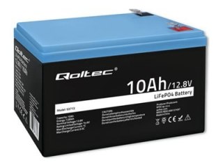 Qoltec - Bateria - LiFePO4, 12,8 V, BMS - litowo-żelazowo-fosforanowy - 10 Ah - 128 Wh