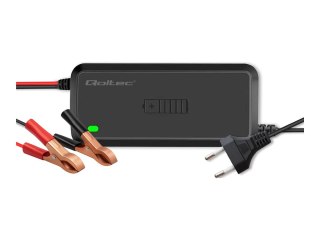 Qoltec Intelligent - Ładowarka akumulatorów - 12 V, prostownik do akumulatorów AGM, GEL SLA, 6-stopniowe ładowanie - AC 220-240 