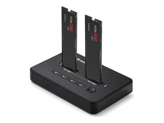 Qoltec - Stacja dokująca SSD - Klonowanie offline - NVMe PCIe - USB-C