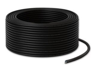 Qoltec - Zwój kabla - RJ-45 (M) do RJ-45 (M) - 100 m - UTP - CAT 6 - szybkość transferu danych do 1 Gb/s - czarny