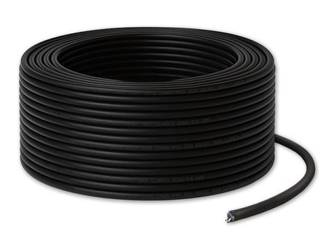 Qoltec - Zwój kabla - RJ-45 (M) do RJ-45 (M) - 100 m - UTP - CAT 6 - szybkość transferu danych do 1 Gb/s - czarny