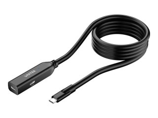 Unitek - Przedłużacz kabla USB - USB-C (M) do USB-C (F) - USB 3.2 Gen 2 - 5 V - 5 m - wzmacniacz sygnału, szybkość transferu dan