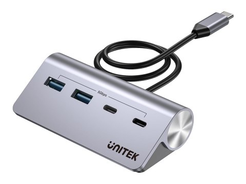 Unitek uHUB Q4 - Koncentrator - 4 w 1 - 4 x SuperSpeed USB 3.0 - stacjonarny