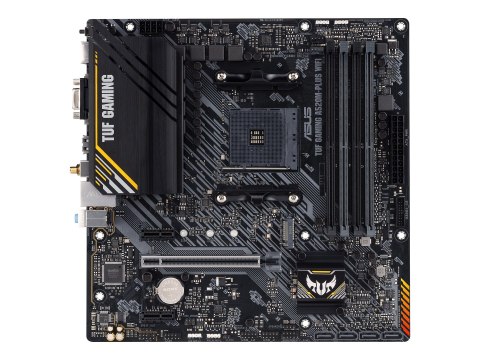 ASUS TUF GAMING A520M-PLUS WIFI - Płyta główna - ATX micro - Socket AM4 - AMD A520 Chipset - USB 3.2 Gen 1 - Gigabit LAN, Wi-Fi,