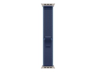 Apple - Pasek do inteligentny zegarek - 49 mm, naturalne wykończenie tytanowe - rozmiar M/L - niebieski/jasnoniebieski - dla Wat