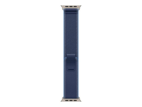 Apple - Pasek do inteligentny zegarek - 49 mm, naturalne wykończenie tytanowe - rozmiar M/L - niebieski/jasnoniebieski - dla Wat
