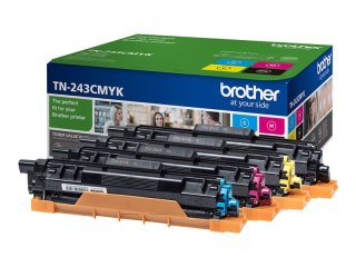 Brother TN243CMYK Value Pack - 4 szt. - czarny, żółty, cyjan, magenta - oryginał - Toner - dla Brother DCP-L3510CDW, DCP-L3517CD