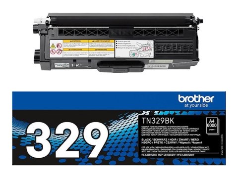 Brother TN329BK - Czarny - oryginał - Toner - dla Brother DCP-L8450CDW