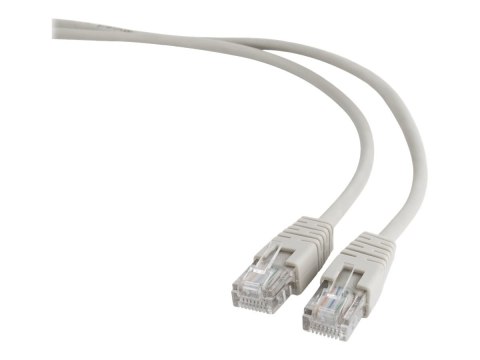 Cablexpert - Kabel krosowy - RJ-45 (M) do RJ-45 (M) - 1.5 m - UTP - CAT 5e - odlewany, nieruchomy - szary
