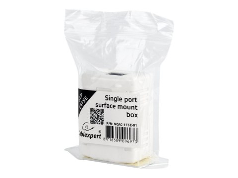 Cablexpert NCAC-1F5E-01 - Gniazdko informatyczne - CAT 5e - FTP - RJ-45 - biały