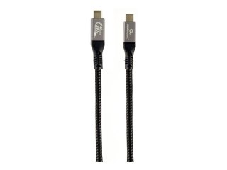 Cablexpert Premium - Kabel USB - USB-C (M) do USB-C (M) - USB4 Gen3x2 - 1.5 m - obsługa 8K 60 Hz, splątany