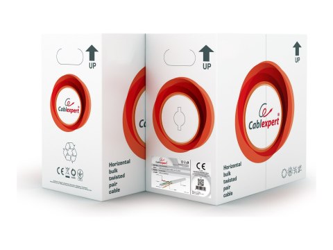 Cablexpert - Zwój kabla - 305 m - UTP - CAT 6 - nieruchomy - szary