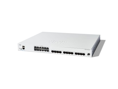 Cisco Catalyst 1300-24XTS - Przełącznik - L3 - smart - 12 x 10 Gigabit Ethernet + 12 x 10 Gigabit SFP+ - montowany w szafie rack
