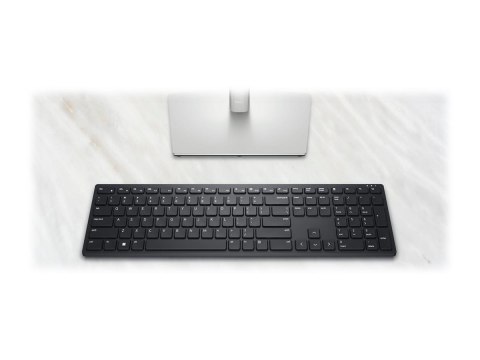 Dell KB500 - Klawiatura - bezprzewodowa - 2.4 GHz - QWERTY - Międzynarodowy USA - czarny - z 3 lata Advanced Exchange Service