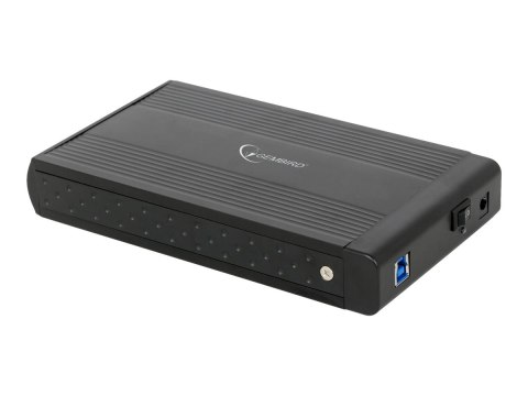 Gembird EE3-U3S-3 - Obudowa pamięci - 3.5" - SATA 3Gb/s - USB 3.0 - czarny